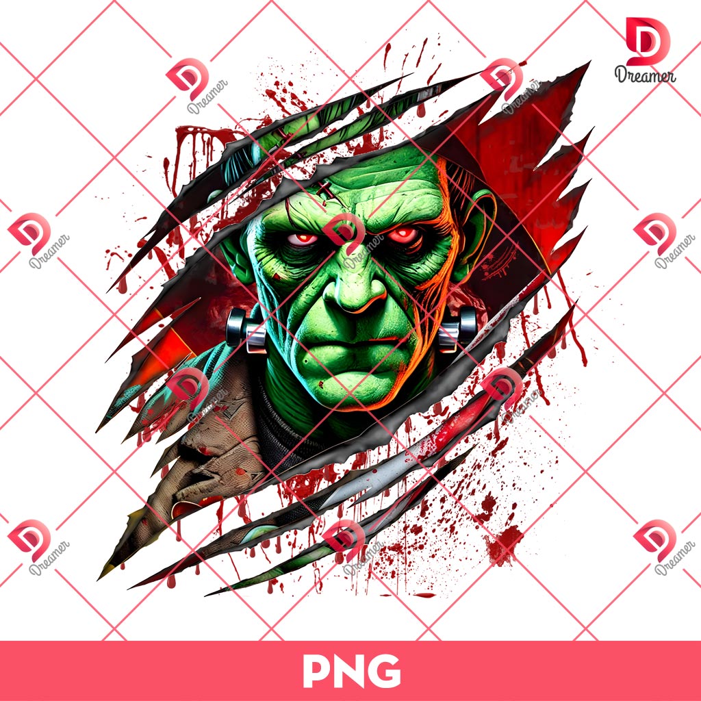 Horror Frankenstein Halloween PNG, Horror Killers PNG, Scary Movie Halloween PNG