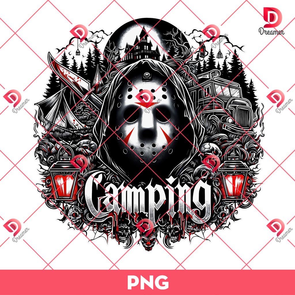 Horror Jason Voorhees Halloween PNG, Camping Scary Movies PNG, Horror Halloween Characters PNG