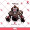 Horror Killer Pennywise PNG, Horror Characters Halloween PNG, Scary Movie Killer PNG