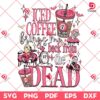 Iced Coffee Brings Me Back From The Dead SVG PNG, Horror Characters SVG PNG, Halloween Horror SVG PNG