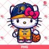 Indiana Pacers Hello Kitty PNG, Hello Kitty Basketball NBA PNG