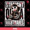 Jack Skellington Straight Outta Nightmares PNG, Jack Nightmare Before Halloween PNG