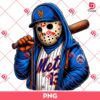 Jason Voorhees NY Mets Baseball PNG, Horror Characters New York Mets PNG