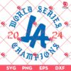 LA Dodgers World Series 2024 SVG PNG, World Series Champions Los Angeles Dodgers SVG PNG EPS DXF