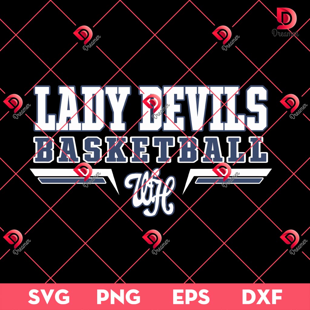 Lady Devils Basketball SVG PNG