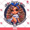 Los Dodgers Chicana PNG, LA Dodgers Cute Girl PNG