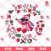 Merry Christmas Pink Stitch SVG PNG, Disney Stitch Christmas 2024 SVG PNG