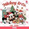 Mickey And Co Est 1928 PNG, Disney Friends Christmas PNG