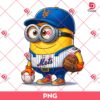 Minion New York Mets Player PNG, Cartoon Baseball PNG