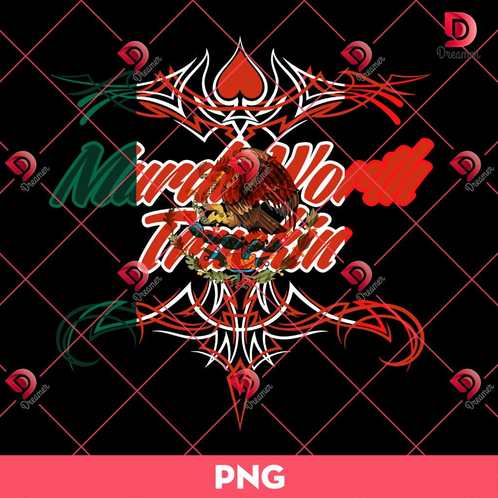 Mexico Flag Murda Worth Truckin PNG