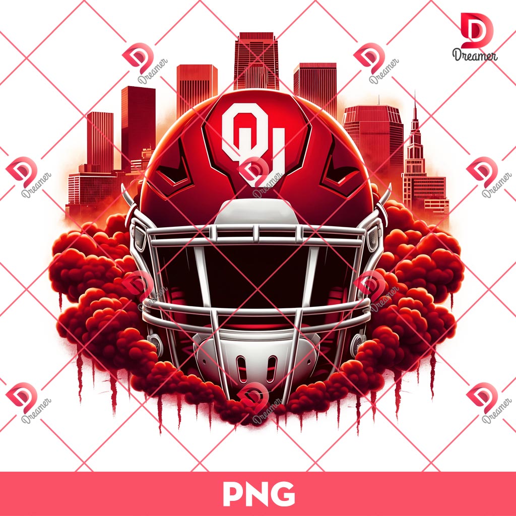 Oklahoma Sooners Helmet PNG, Oklahoma University Football PNG