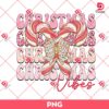 Pink Christmas Glitter Bow PNG, Tis The Season PNG, Merry Christmas Design PNG