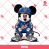 Retro Mickey New York Mets Fan PNG, Vintage Disney Mickey Mouse Baseball PNG