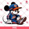 Retro New York Mets Mickey Mouse PNG, Disney Mouse Baseball PNG