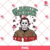 Slashin Through The Snow PNG, Horror Michael Myers Christmas PNG, Halloween Christmas Horror Killer PNG