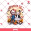 See You In Hell Chucky PNG, Chucky Doll And Girl Friend PNG, Horror Halloween PNG