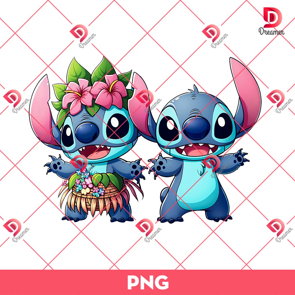 Stitch Gemini PNG, Zodiac Signs Stitch PNG
