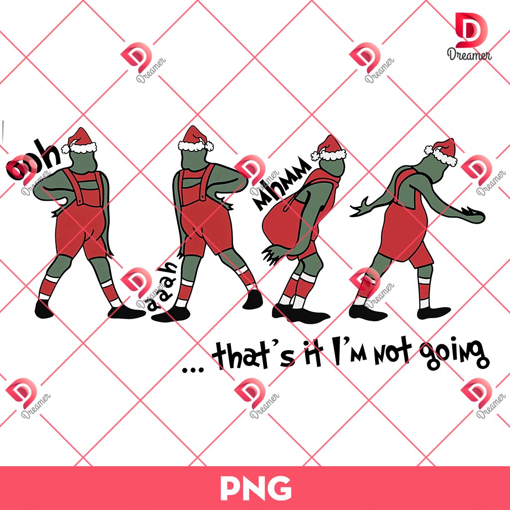 That's It I'm Not Going PNG, Funny Christmas PNG