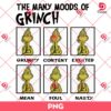 The Many Moods Of Green Guy PNG, Merry Christmas PNG, Retro Christmas PNG
