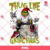 Thug Life Grinch Christmas PNG, Grinchmas Thug Life PNG