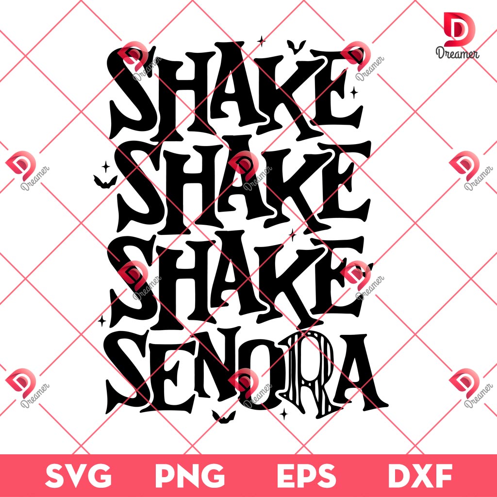 Vintage Beetlejuice Shake Senora SVG PNG, Beetlejuice Halloween Movie SVG PNG