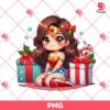 Wonder Woman Merry Christmas PNG, Superhero Christmas PNG