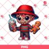 Chibi Freddy Krueger Christmas PNG, Horror Killer Merry Christmas PNG