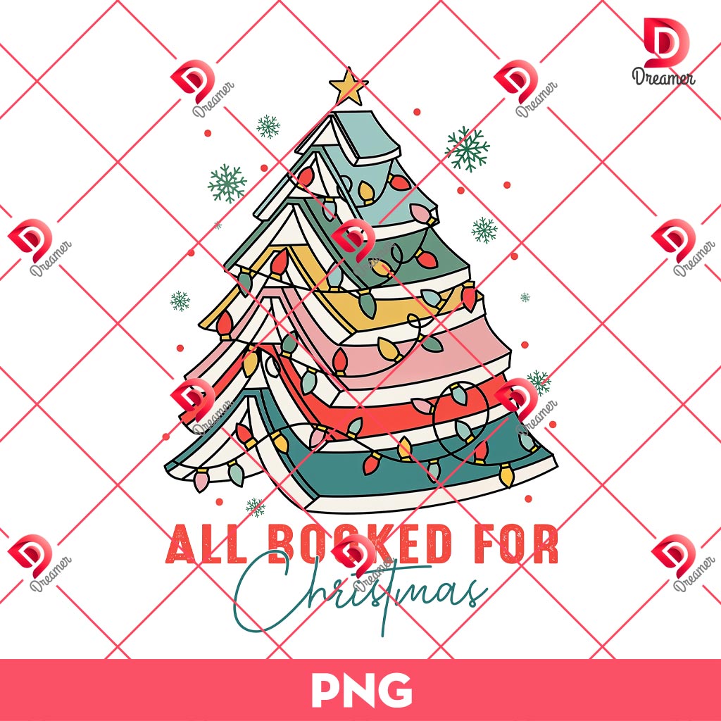All Booked for Christmas PNG, Christmas Teacher PNG