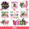 Bundle Wicked Change For Good Glitter PNG, Defy Gravity Broomstick Magic Wand PNG, Wicked Musical Movie Fan Xmas PNG