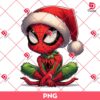 Baby Grinch Spiderman PNG, Cute Grinch Superhero Christmas PNG