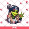 Boujee Grinch Girl NY Yankees Baseball PNG, Grinchmas Lady MLB Yankees PNG