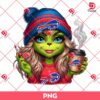 Buffalo Bills Christmas Boujee Grinch Girl PNG, Cute Grinch Girl Buffalo Bills NFL Football PNG