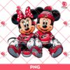 Carolina Hurricanes Minnie And Mickey Mouse PNG, Disney Mouse Friends NHL Hockey Sport PNG