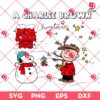 Charlie Brown Merry Christmas SVG PNG, Peanuts Cartoon Christmas PNG SVG