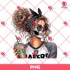 Chicana Las Vegas Raiders Drinks Starbucks Coffee PNG, Cute Girl Raiders Football PNG