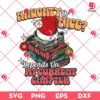 Christmas Book SVG PNG, Naughty Or Nice Depends On My Current Chapter SVG PNG