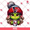 Christmas Boujee Grinch Girl Texans PNG, Cute Grinch Girl Houston Texans NFL Football PNG