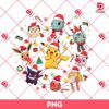 Christmas Cartoon Pokemon PNG, Pokemon Merry Christmas PNG