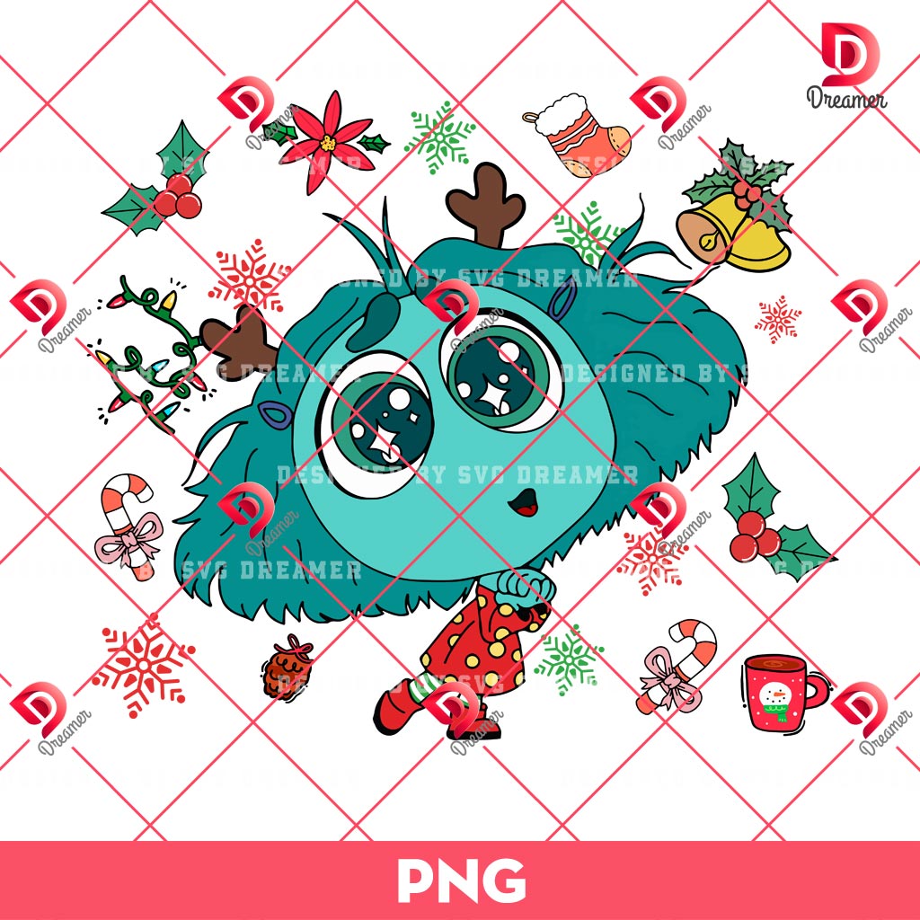 Christmas Envy Inside Out PNG, Disney Movie Christmas PNG