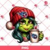Cute Boujee Grinch Tennessee Titans PNG, Grinch Girl Coffee Christmas NFL Football PNG