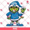 Cute Grinch Detroit Lions PNG, Grinchmas NFL Football Christmas PNG