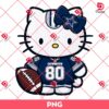 Dallas Cowboys Hello Kitty Player PNG, Kitty NFL Cowboys Football Team PNG