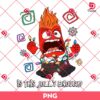 Disney Anger Christmas PNG, Inside Out Christmas Shirt Design PNG