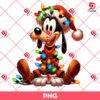 Disney Goofy Christmas Lights PNG, Merry Christmas Disney Friends PNG