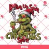 Funny Grinch PNG, Rollin Up Christmas Spirit PNG