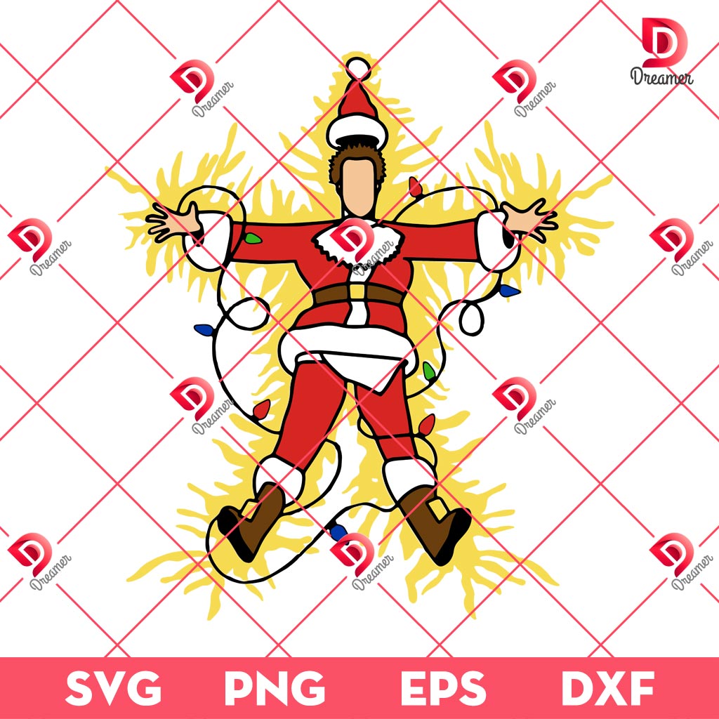 Funny Santa Clark Grisworld SVG PNG, Funny Merry Christmas Santa Lights Christmas SVG PNG