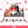 Ghibli Christmas Friends PNG, Cartoon Christmas Ghibli PNG