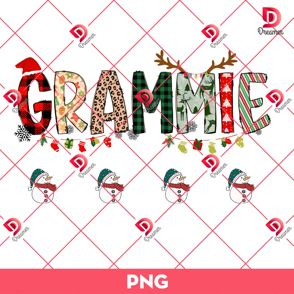 Grammie Christmas PNG