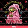 Grinch Dr Pepper Christmas PNG, It's The Most Wonderful Time For A Dr Pepper PNG