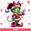 Grinch Minnie Mouse PNG, Disney Minnie X Grinchy PNG, Merry Christmas Disney Character PNG